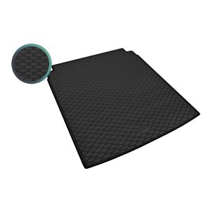 Kofferraumwanne für VW Passat B7 Stufenheck ab 2011 bis 2014 - schwarz, rutschfest, wasserdicht, 1,5 cm rand,