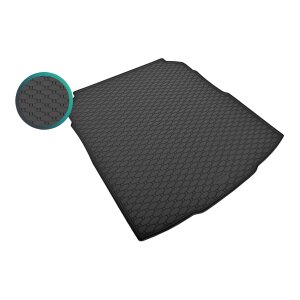 Kofferraumwanne für VW Passat B8 Stufenheck ab 2014 bis 2024 - schwarz, rutschfest, wasserdicht, 1,5 cm rand,