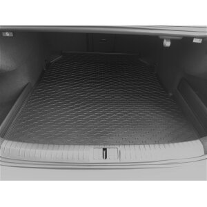 Kofferraumwanne für VW Passat B8 Stufenheck ab 2014 bis 2024 - schwarz, rutschfest, wasserdicht, 1,5 cm rand,