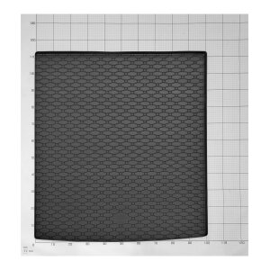 Kofferraumwanne für VW Passat B8 Variant ab 2014 bis 2024 - schwarz, rutschfest, wasserdicht, 1,5 cm rand,