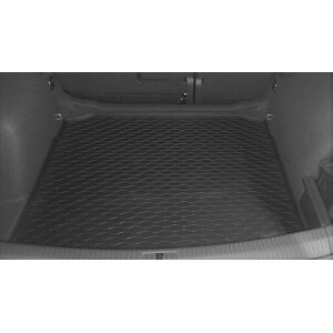 Kofferraumwanne für VW Tiguan ab 2016 bis 2024- Standard - schwarz, rutschfest, wasserdicht, 1,5 cm rand,