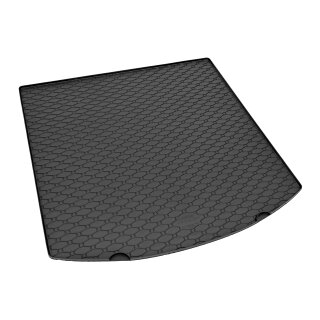 Kofferraumwanne für VW Touran ab 2003 bis 2015 - schwarz, rutschfest, wasserdicht, 1,5 cm rand,