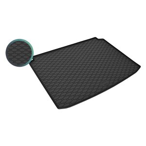 Kofferraumwanne für Audi A3 Sportback ab 2020 - obere und untere position - schwarz, rutschfest, wasserdicht, 1,5 cm rand,