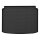 Kofferraumwanne für Audi A3 Sportback ab 2020 - obere und untere position - schwarz, rutschfest, wasserdicht, 1,5 cm rand,