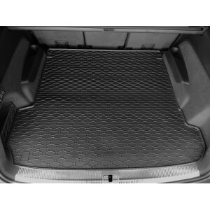 Ein Set passend für AUDI Q7 5 Sitze ab 2015 | 7 Sitze - 3. Reihe umgeklappt - Gummi- und Kofferraumwanne