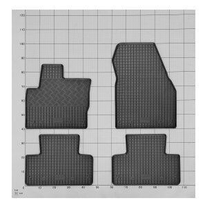 Ein Set passend für LAND ROVER Range Rover Evoque ab 2011 - Gummi- und Kofferraumwanne