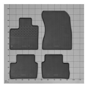 Ein Set passend für NISSAN Qashqai ab 2022 - Gummi- und Kofferraumwanne