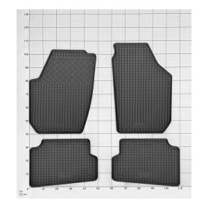 Ein Set passend für SKODA Fabia II Kombi ab 2007 bis 2014 - Gummi- und Kofferraumwanne