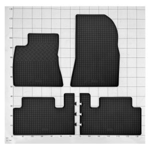 Gummifußmatten und Kofferraumwanne ein Set passend für TESLA Model 3 ab 2017