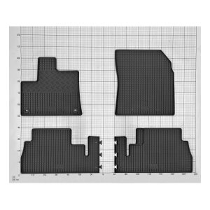 Ein Set passend für TOYOTA Proace City 5 Sitze ab 2020 | L1 - Gummi- und Kofferraumwanne