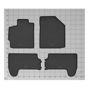 Ein Set passend für TOYOTA Yaris ab 2006 - Gummi- und Kofferraumwanne