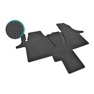 Ein Set passend für VW T 6.1 Transporter/Caravelle 8 Sitze 2019-2022 | L1 + TUNEL - Gummi- und Kofferraumwanne