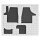 Ein Set passend für VW T6 Multivan 8 Sitze ab 2015 bis 2019 | L1 + TUNEL - Gummi- und Kofferraumwanne