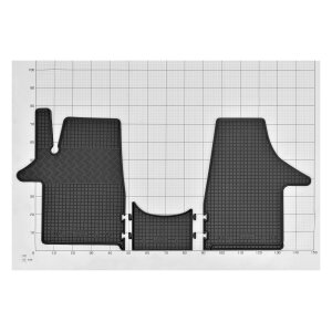 Ein Set passend für VW T6 Multivan 8/9 Sitze ab 2015 bis 2019 | L1 - Gummi- und Kofferraumwanne