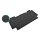 Gummimatten für OPEL Vivaro ab 2020 - 8 Sitze LUX + TUNEL - schwarz, 1,5 cm Rand