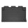 Kofferraumwanne für Mercedes Vito | 8/9 Sitze XL - schwarz, rutschfest, wasserdicht, 1,5 cm rand,