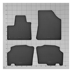 Ein Set passend für Mercedes Citan ab 2022 | 5 Sitze - Gummi- und Kofferraumwanne