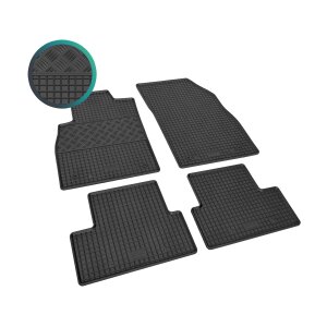 Ein Set passend für Opel Astra J Schrägheck 2010 - 2015 - Gummi- und Kofferraumwanne