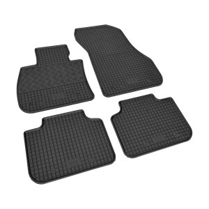 Gummimatten für BMW X1 ab 2022 - schwarz, 1,5 cm Rand