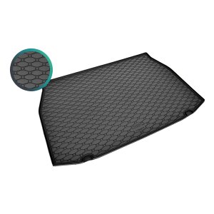 Kofferraumwanne für TOYOTA C-HR ab 2016 - schwarz, rutschfest, wasserdicht, 1,5 cm rand,