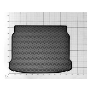 Kofferraumwanne für MAZDA 3 Schrägheck ab 2019 - schwarz, rutschfest, wasserdicht, 1,5 cm rand,