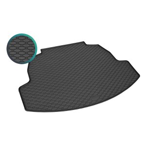 Kofferraumwanne für TOYOTA Corolla Stufenheck ab 2019 - schwarz, rutschfest, wasserdicht, 1,5 cm rand,