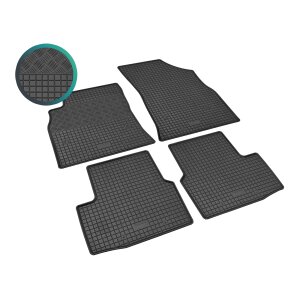 Gummimatten für OPEL Astra K ab 2015 - schwarz, 1,5 cm Rand