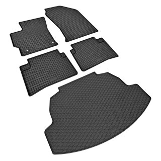 Ein Set passend für Toyota Corolla Stufenheck ab 2019 - Gummi- und Kofferraumwanne