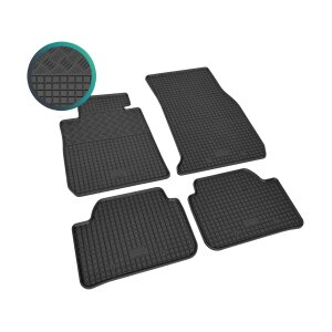 Ein Set passend für BMW 1 F20 Stufenheck 2011-2020 - Gummi- und Kofferraumwanne