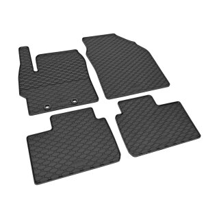 Gummimatten für TOYOTA Aygo X ab 2022 / Toyota Aygo X HEV 26- - schwarz, 1,5 cm Rand
