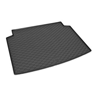 Kofferraumwanne für PEUGEOT 308 Schrägheck ab 2022 - schwarz, rutschfest, wasserdicht, 1,5 cm rand,