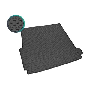 Kofferraumwanne für Mercedes E-Klasse S213 Kombi 2016-2023 - schwarz, rutschfest, wasserdicht, 1,5 cm rand,