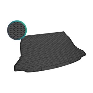 Kofferraumwanne für Mercedes A-Klasse W177 Schrägheck ab 2019 - schwarz, rutschfest, wasserdicht, 1,5 cm rand,