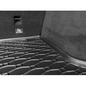 Kofferraumwanne für Mercedes C-Klasse S205 Kombi ab 2014 - schwarz, rutschfest, wasserdicht, 1,5 cm rand,