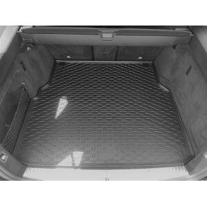 Kofferraumwanne für Mercedes C-Klasse S205 Kombi ab 2014 - schwarz, rutschfest, wasserdicht, 1,5 cm rand,