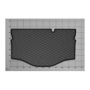 Kofferraumwanne für Mitsubishi Space Star ab 2019 - schwarz, rutschfest, wasserdicht, 1,5 cm rand,