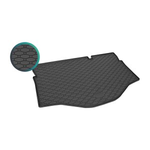 Kofferraumwanne für Mitsubishi Space Star ab 2019 - schwarz, rutschfest, wasserdicht, 1,5 cm rand,