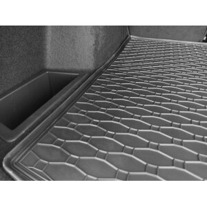 Kofferraumwanne für BMW X1e F48 ab 2019 - schwarz, rutschfest, wasserdicht, 1,5 cm rand,