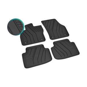 Matten TPE geeignet für VW Tiguan III ab 2016 - schwarz