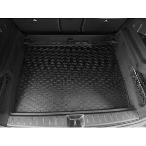 Kofferraumwanne für Mercedes GLB ab 2019 - schwarz, rutschfest, wasserdicht, 1,5 cm rand,