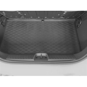 Kofferraumwanne für Fiat 500e ab 2021 - schwarz, rutschfest, wasserdicht, 1,5 cm rand,