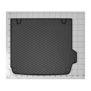 Kofferraumwanne für BMW X4 ab 2018 - schwarz, rutschfest, wasserdicht, 1,5 cm rand,