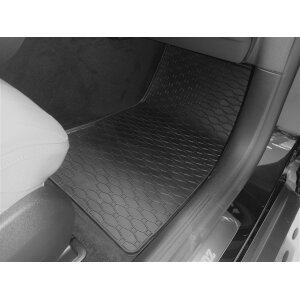 Gummimatten für Mercedes GLC X254 ab 2023 / ab 2026 - schwarz, 1,5 cm Rand
