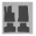 Gummimatten für Mercedes GLC X254 ab 2023 / ab 2026 - schwarz, 1,5 cm Rand