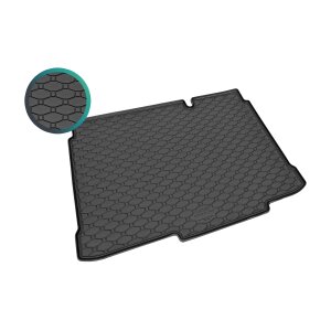 Kofferraumwanne für Opel Corsa E ab 2014 bis 2019 - schwarz, rutschfest, wasserdicht, 1,5 cm rand,