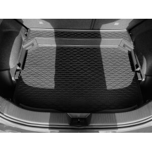 Kofferraumwanne für NISSAN Qashqai e-POWER ab 2022 - schwarz, rutschfest, wasserdicht, 1,5 cm rand,