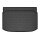 Kofferraumwanne für NISSAN Qashqai e-POWER ab 2022 - schwarz, rutschfest, wasserdicht, 1,5 cm rand,