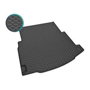 Kofferraumwanne für Mercedes E-Klasse W213 ab 2016 - schwarz, rutschfest, wasserdicht, 1,5 cm rand,
