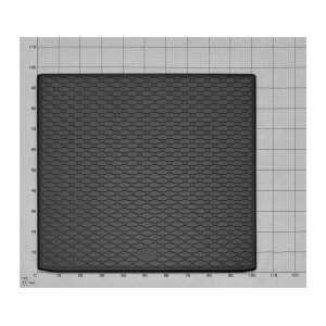 Kofferraumwanne für Opel Astra J Sports Tourer ab 2010 - schwarz, rutschfest, wasserdicht, 1,5 cm rand,