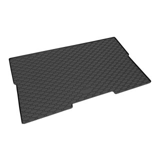 Kofferraumwanne für Renault Trafic ab 2014 | 8/9 Sitze L1 - schwarz, rutschfest, wasserdicht, 1,5 cm rand,